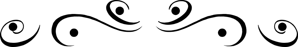 Wedding Program Clipart Graphic Design 51 - Line Art (990x158)