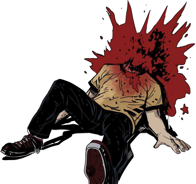 Paul's Corpse - Dead Cartoon Character (681x639)