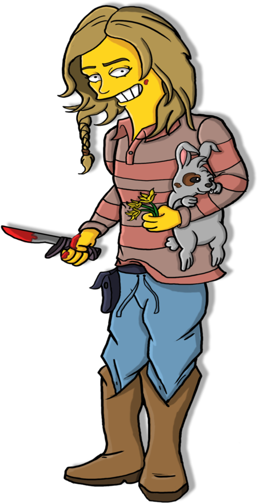 Lizzie Samuels Simpson Style - The Walking Dead (639x1249)