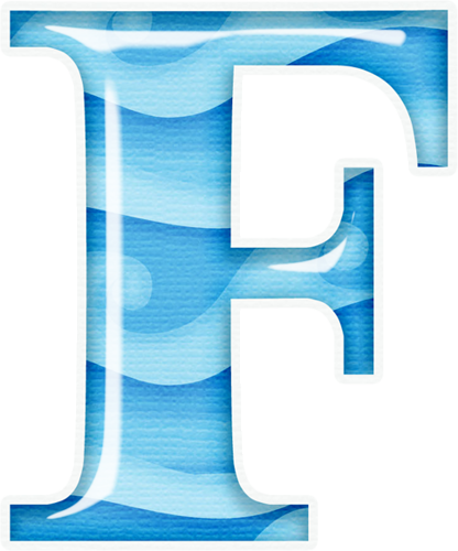 2njss Poolparty Alpha6 - Png Agua Letras (416x500)