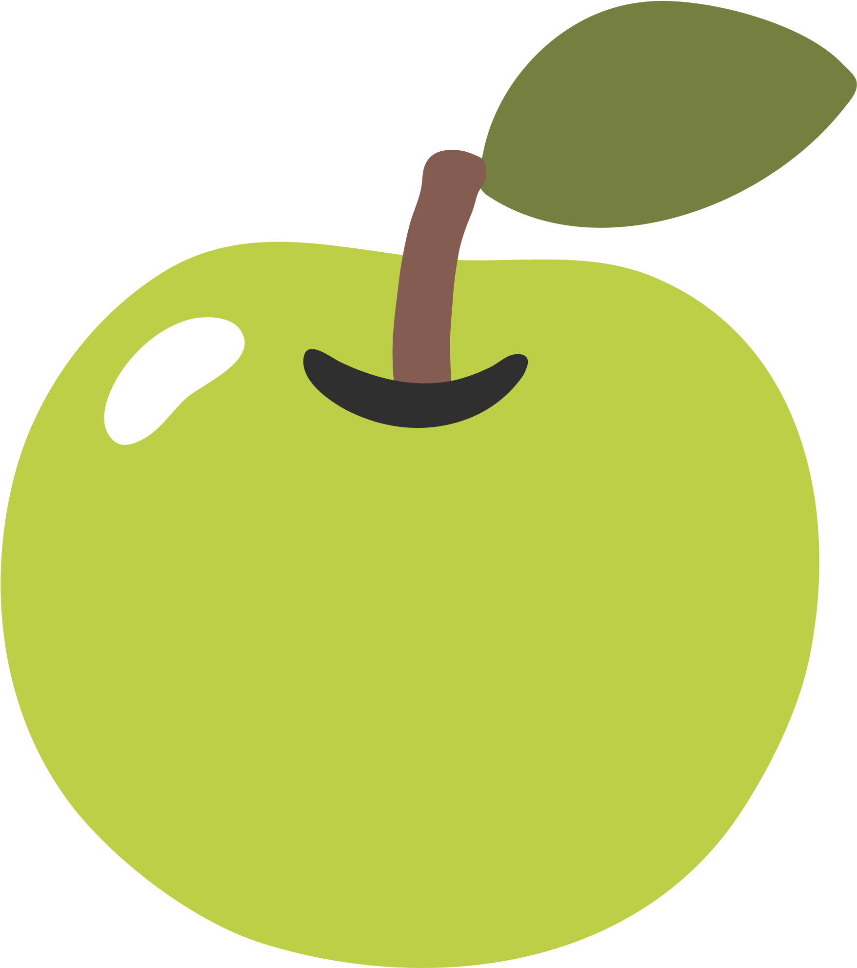 Fileemoji U1f34f - Emoji Food Android Png (2000x2000)