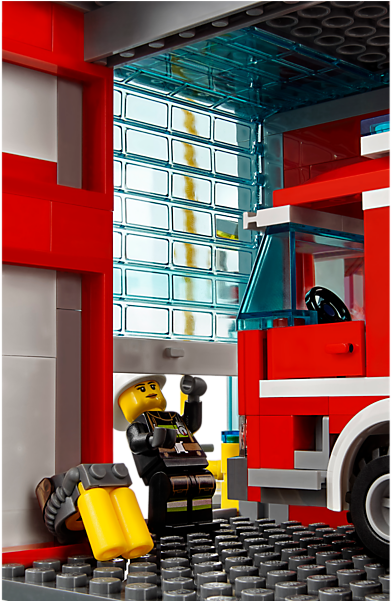 Fire Station - Lego 60110 - City Fire Station (800x600)