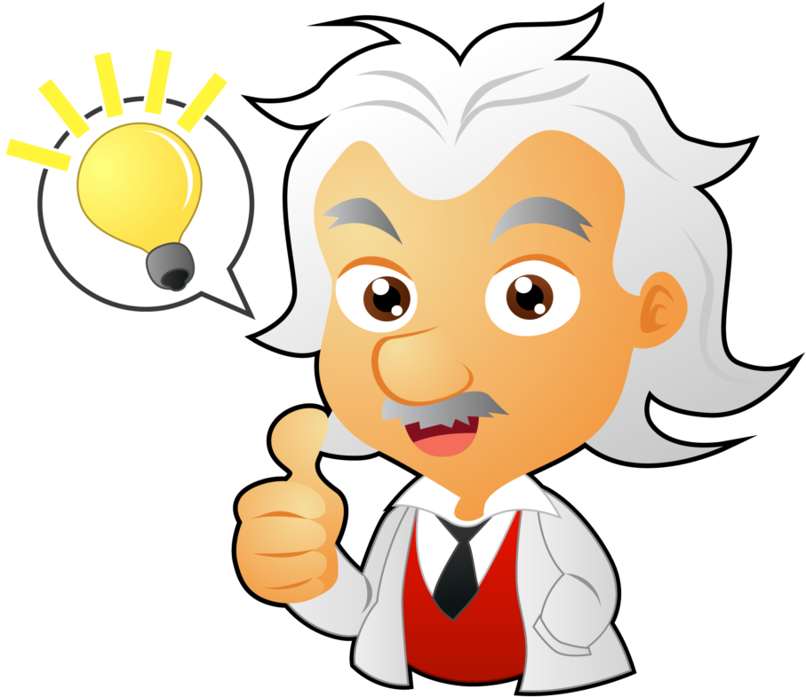 Famous Scientists Clip Art - Cartoon Transparent Scientist (1024x1024)