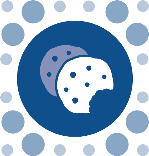 Plus, Fresh Baked Cookies - Circle (612x612)