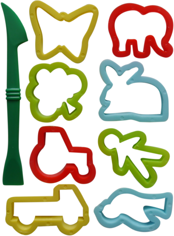 8 Dough Cutters And Modelling Tool - Tool (800x800)