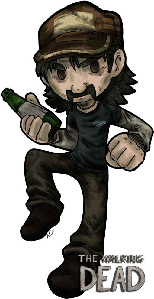 "once Upon A Noob-" • Little Chibi Kenny Is Finally - The Walking Dead (600x1060)