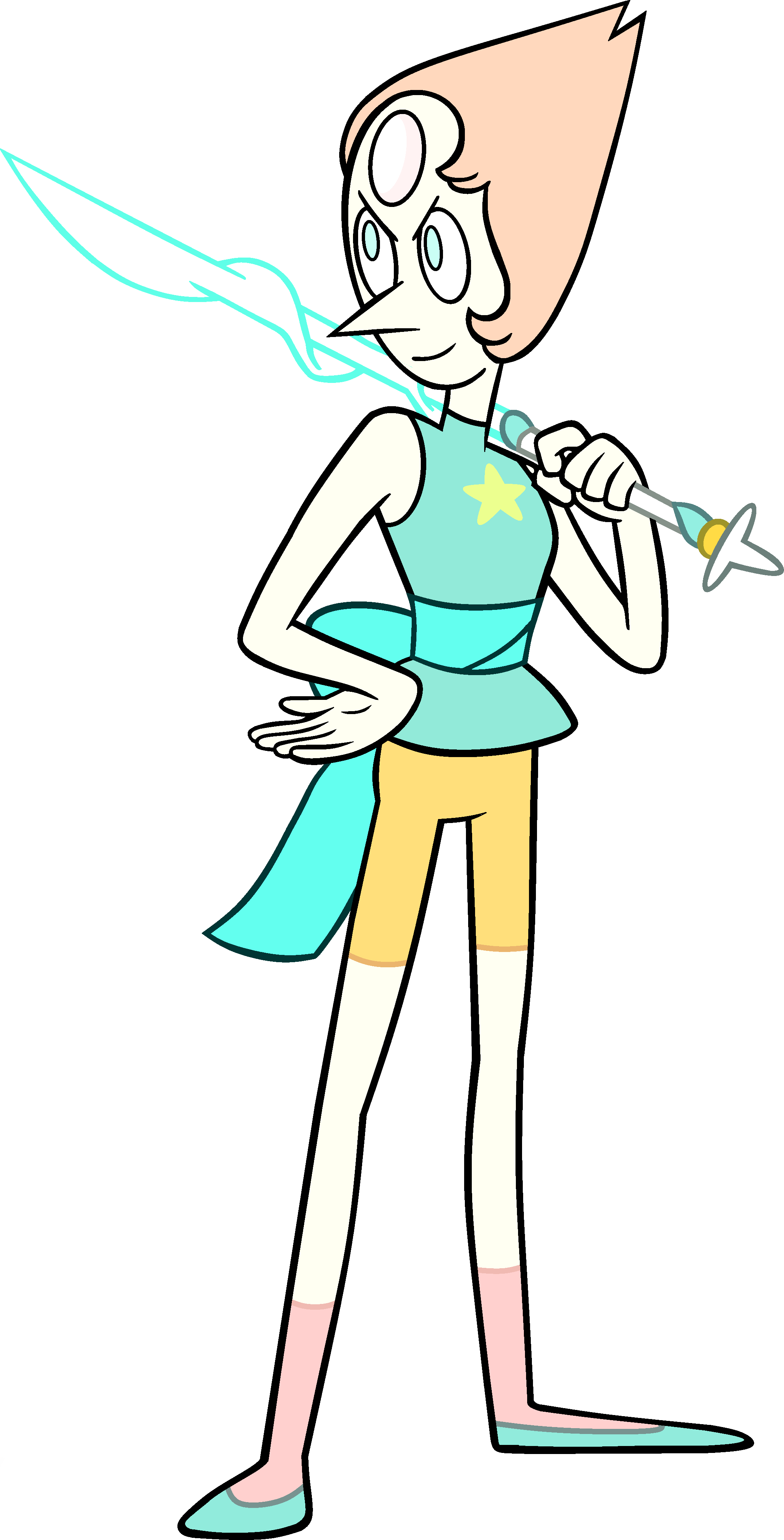 In Addition, I'm Only Including Wigs For Websites That - Pearl Steven Universe With Spear (2152x4227)