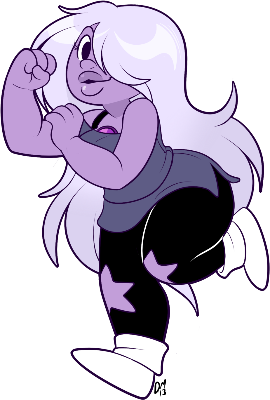 Crystal Gems Steven Universe - Amethyst Steven Universe Fanart (1024x1416)