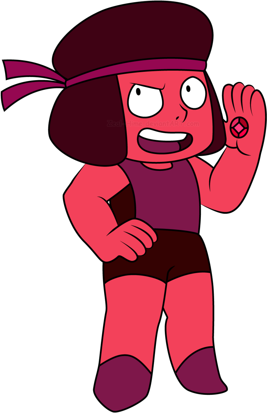 So, I'm Going To Stick With Dark Red Shades - Steven Universe Ruby Png (900x1385)