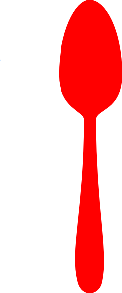 Spoon Clip Art - Spoon Clip Art (246x587)