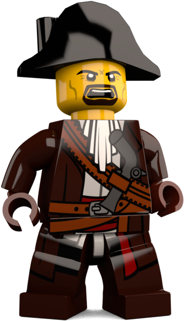 Brick Loot Exclusive James Brickster Pirate Custom - Custom Lego Pirate Minifig (700x700)