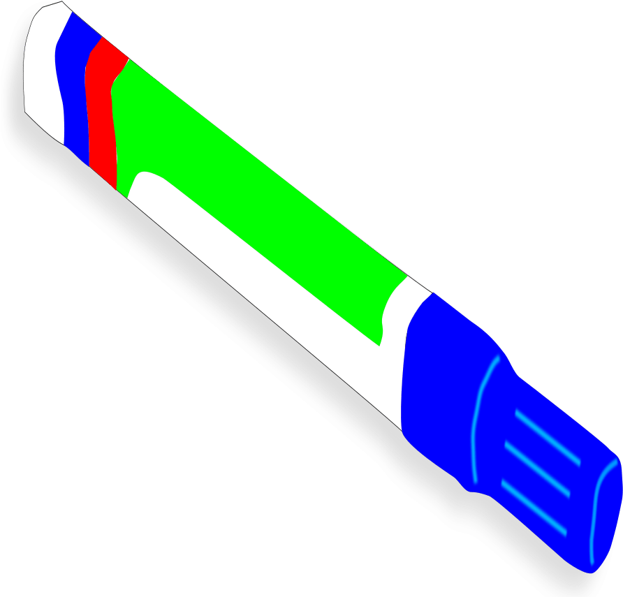 Crayola Markers Clipart - Electric Blue (900x900)