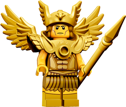 Lego Series 15 Minifigures 71011 Minifigure Flying-warrior - Lego Minifigure Flying Warrior (442x383)