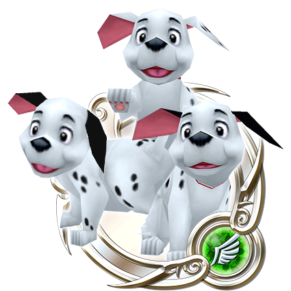 101 Dalmatians Three Of The Ninety-nine Puppies Living - Puppy (425x425)
