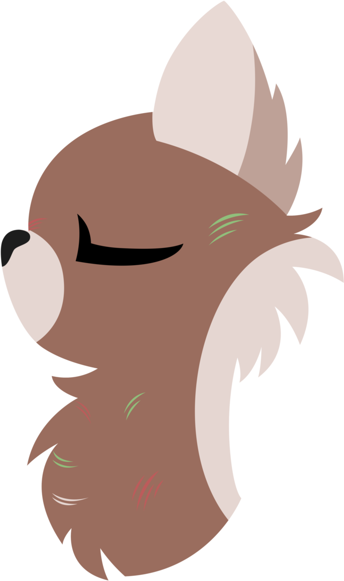 Cat Lineless Headshot By Scourge707 - Illustration (690x1159)
