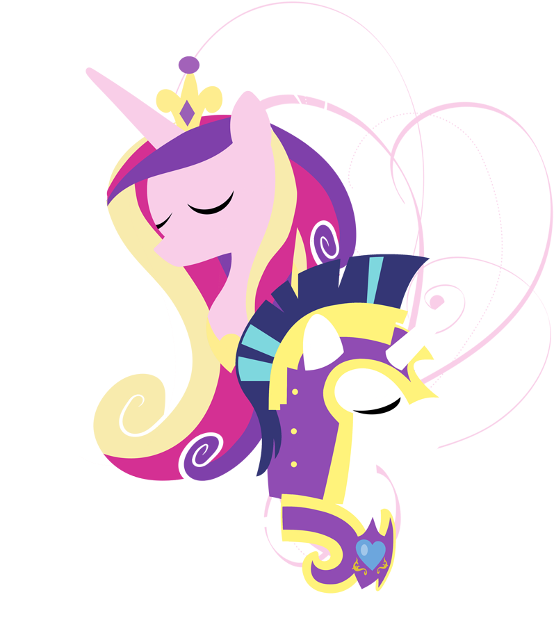 Cadence And Shining Armor Princess Cadence And Shining - My Little Pony: Friendship Is Magic (822x900)