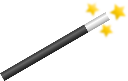 Magic Wand Magician Sorcerer Magic Trick W - Magician (539x340)