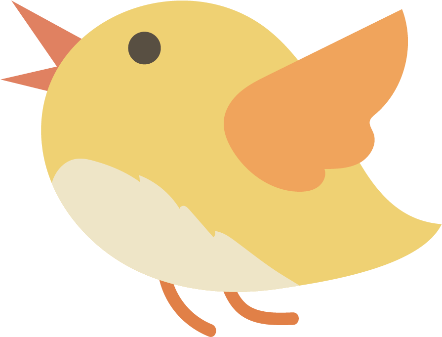 Bird Cartoon Illustration - Bird Cartoon Illustration (1500x1500)