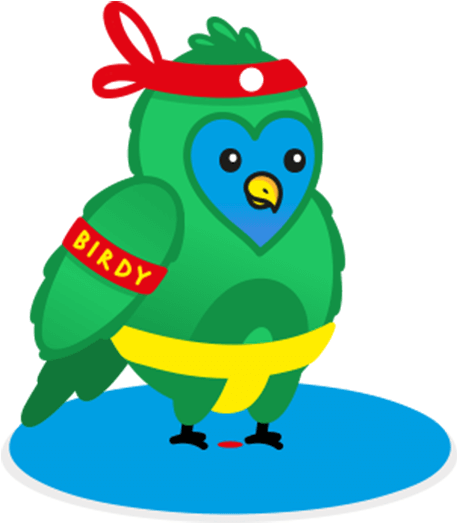 Birdy Sticker Pack Messages Sticker-10 - Cartoon (618x618)