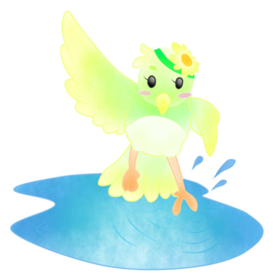 Little Birdy By Axeilden - Fairy (718x1113)