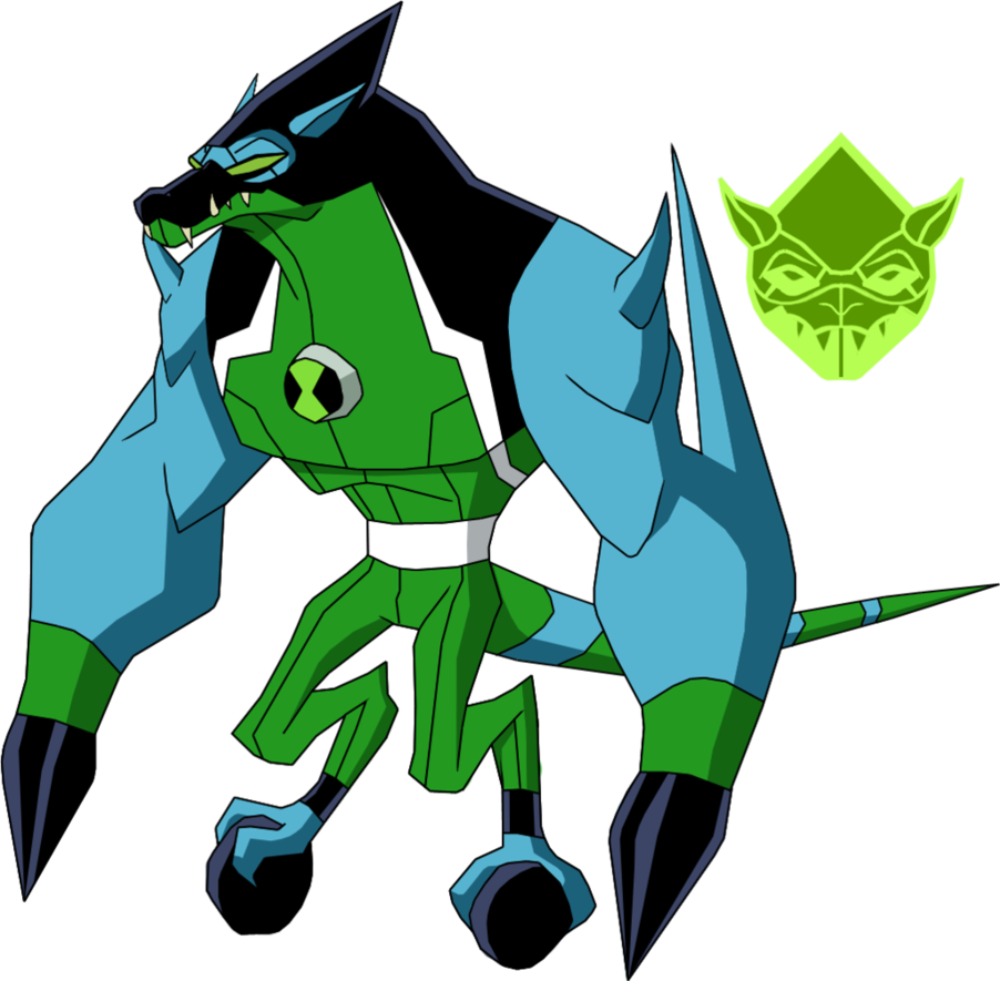 Xlr-wolf By Rizegreymon22 - Ben 10 Biomnitrix (902x885)