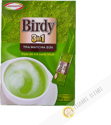 Thé Crème Matcha 3en1 340g Birdy - Trà Sữa Matcha Birdy (800x800)