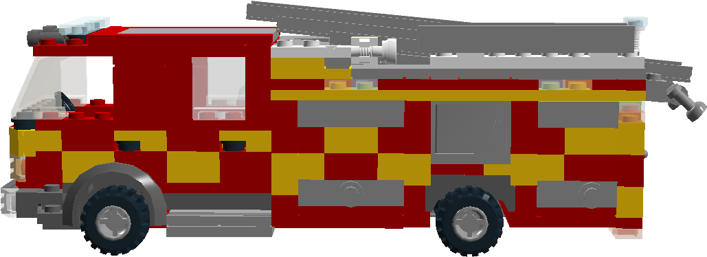 Features 'batten Burg' Syle Pattern On Both Sides - Fire Apparatus (1110x603)
