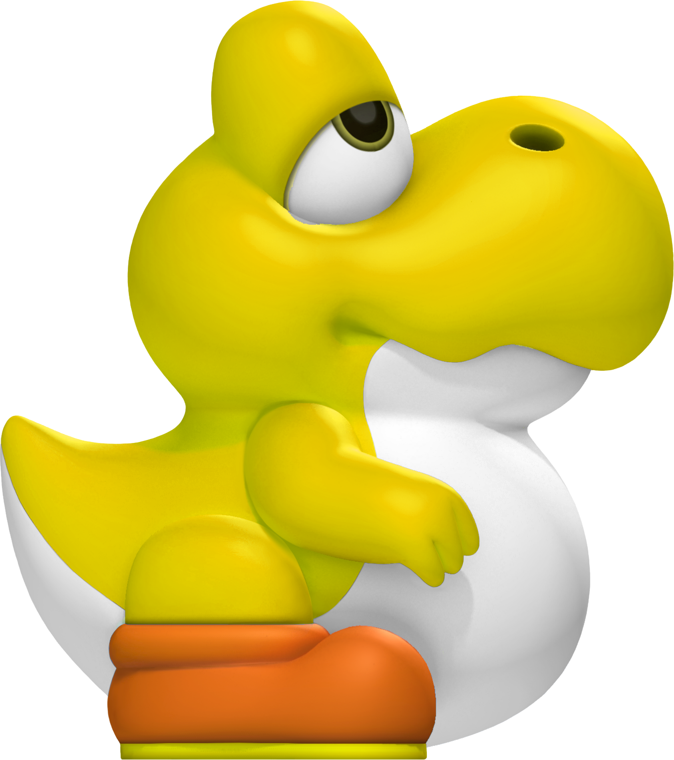 Thumbnail For Version As Of - Super Mario Yellow Yoshi (1344x1515)