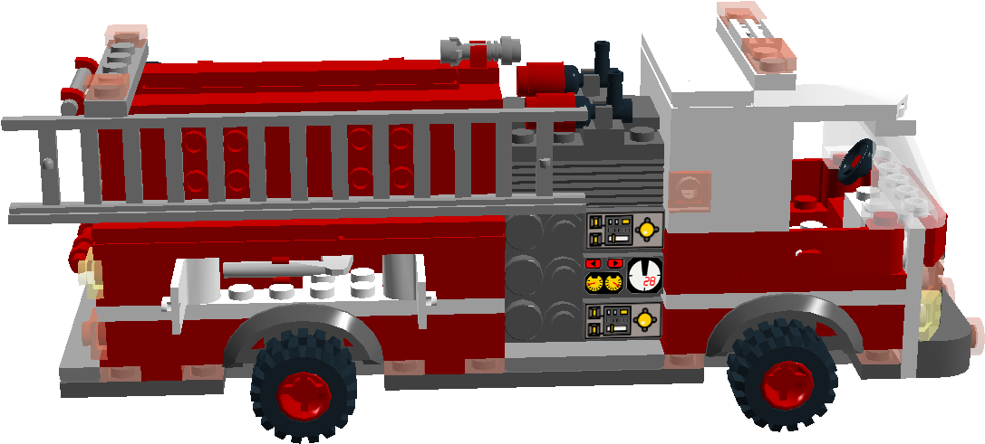 Passenger-side View With Compartment Doors Open, Showing - Fire Apparatus (1088x601)