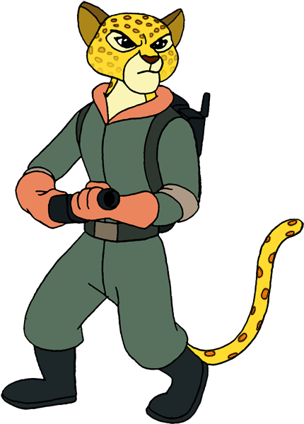 Ghostbuster Gia By Lionkingrulez - Madagascar Ghostbusters (459x630)