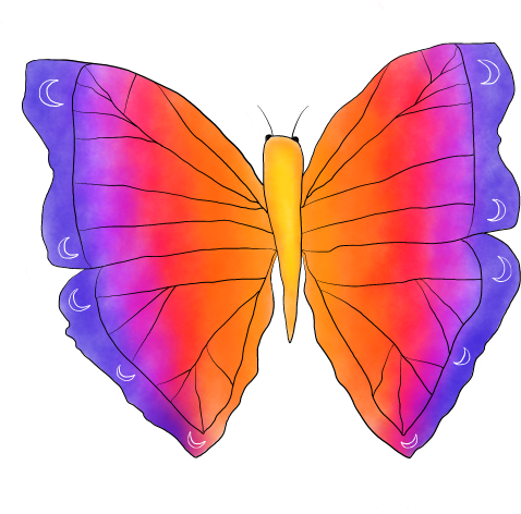 Sky Butterfly From Under The Dragon Star - Lycaenid (500x500)