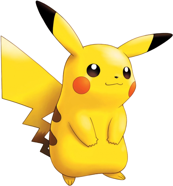 Pikachu Clipart Cartoon - Pikachu Cartoon (620x640)