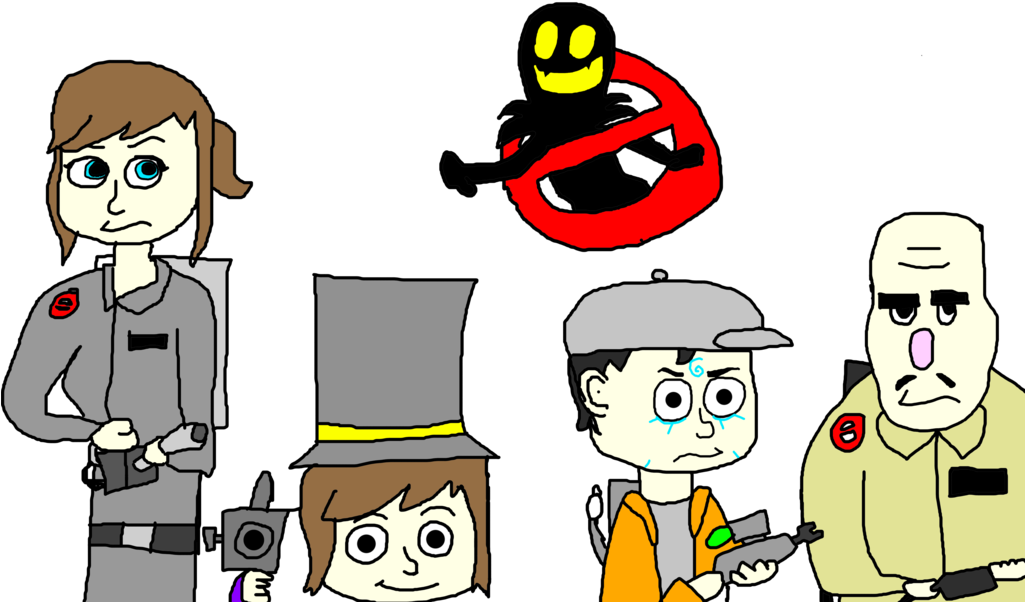 A Ghostbuster In Time By Mrjrock - Cartoon (1024x618)