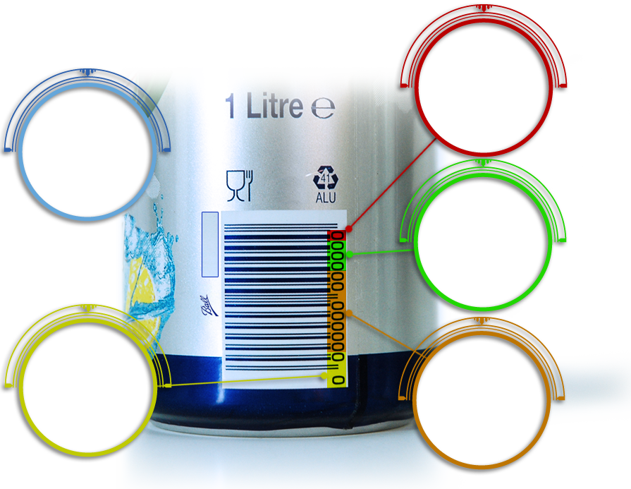 A Typical Ean 13 Barcode Number - Circle (895x693)