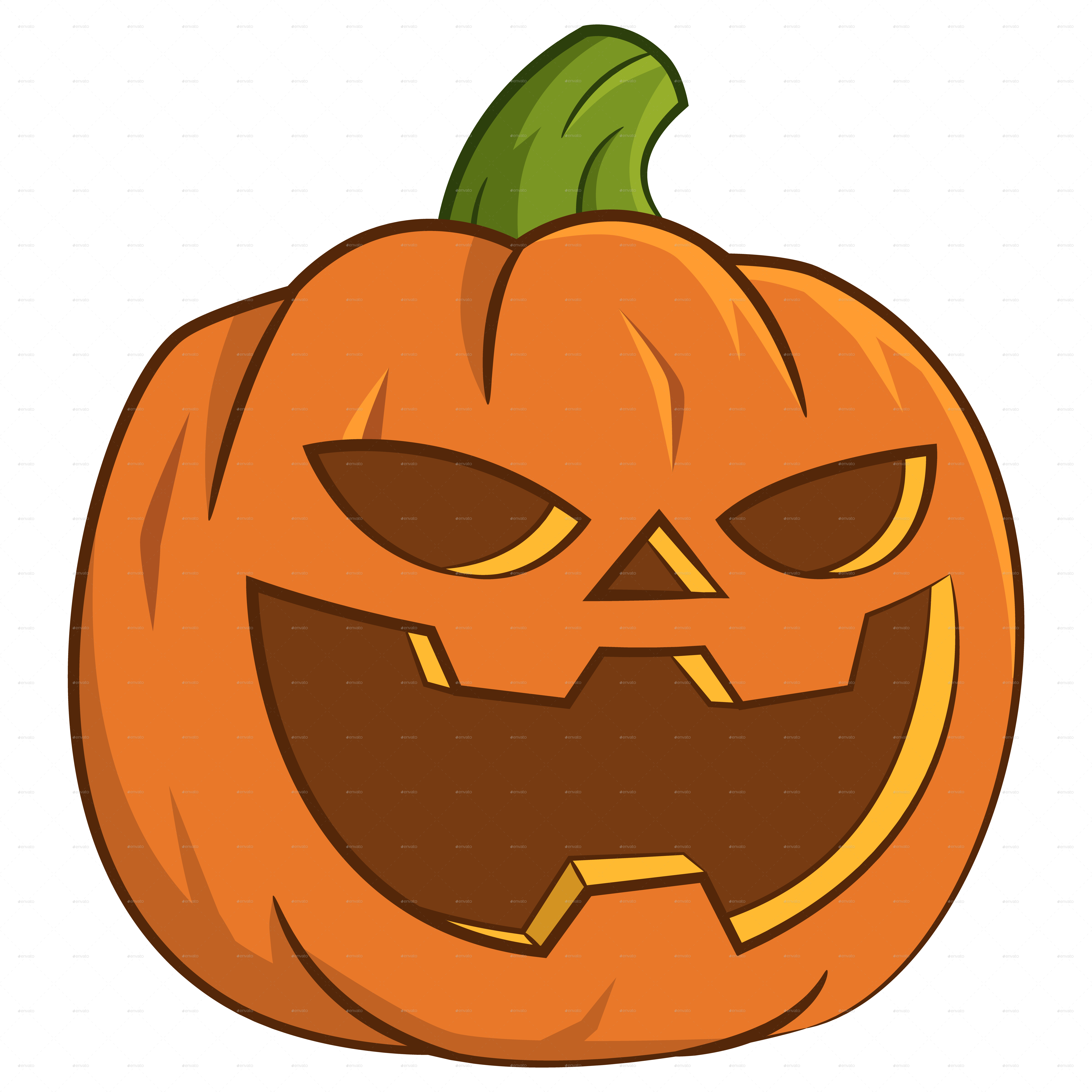 Cartoon Pumpkin - Pumpkins Cartoon (6000x6000)