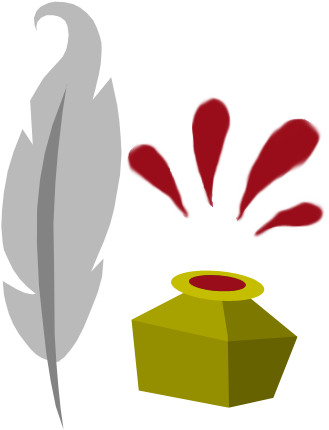 Quill Clipart Mark - Illustration (500x500)