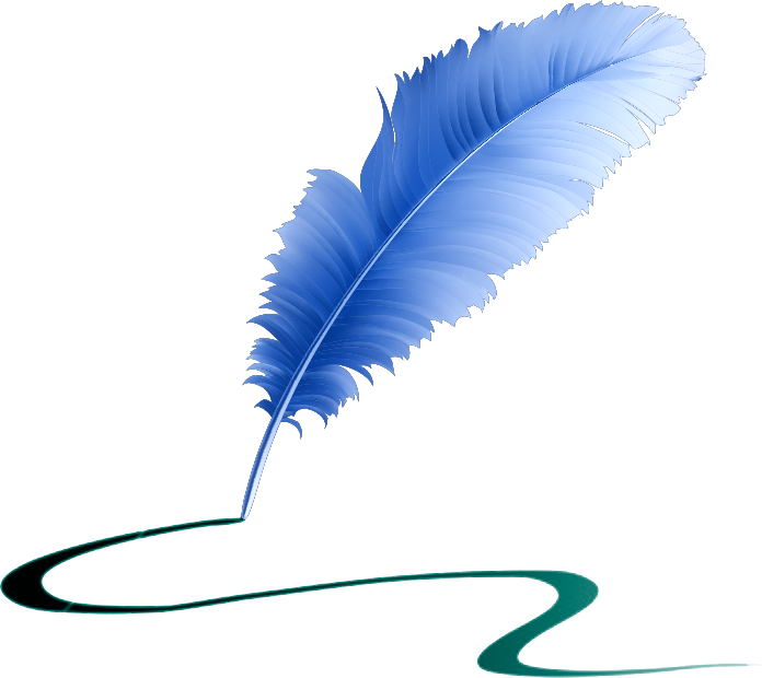 Write - Feather Writing Png (696x620)