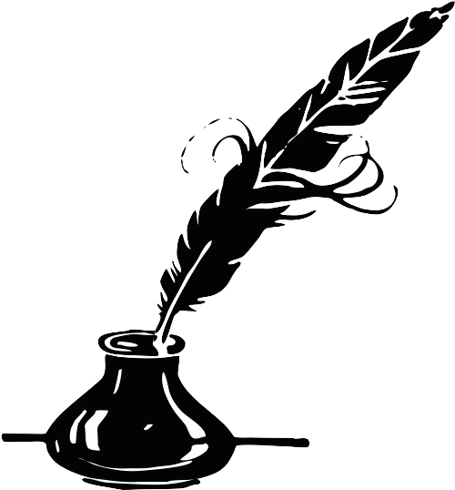 Download My Résumé - Quill And Ink Clipart (504x545)