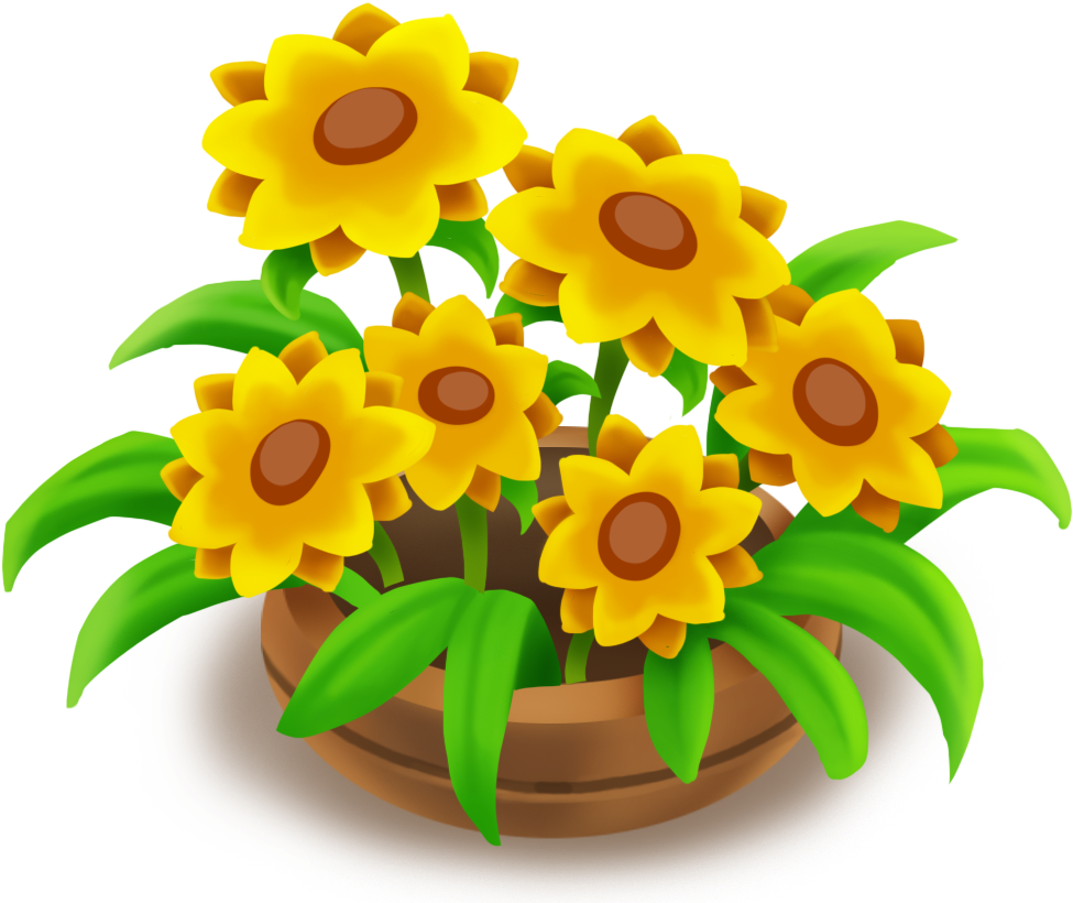 Thumbnail For Version As Of - Hay Day Flowers (1100x1100)