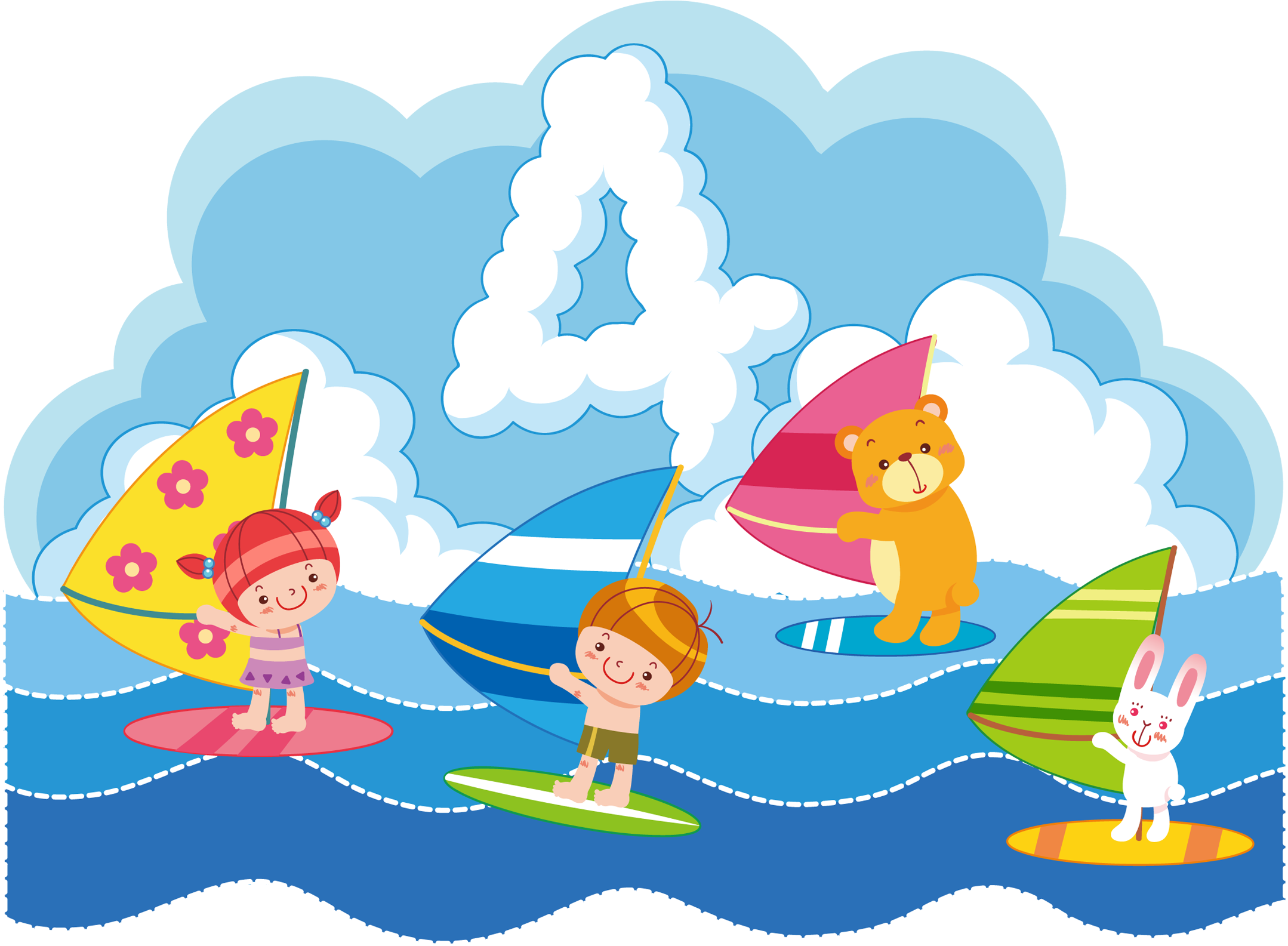 Cartoon Numerical Digit Comics - Cartoon Numerical Digit Comics (2161x2175)