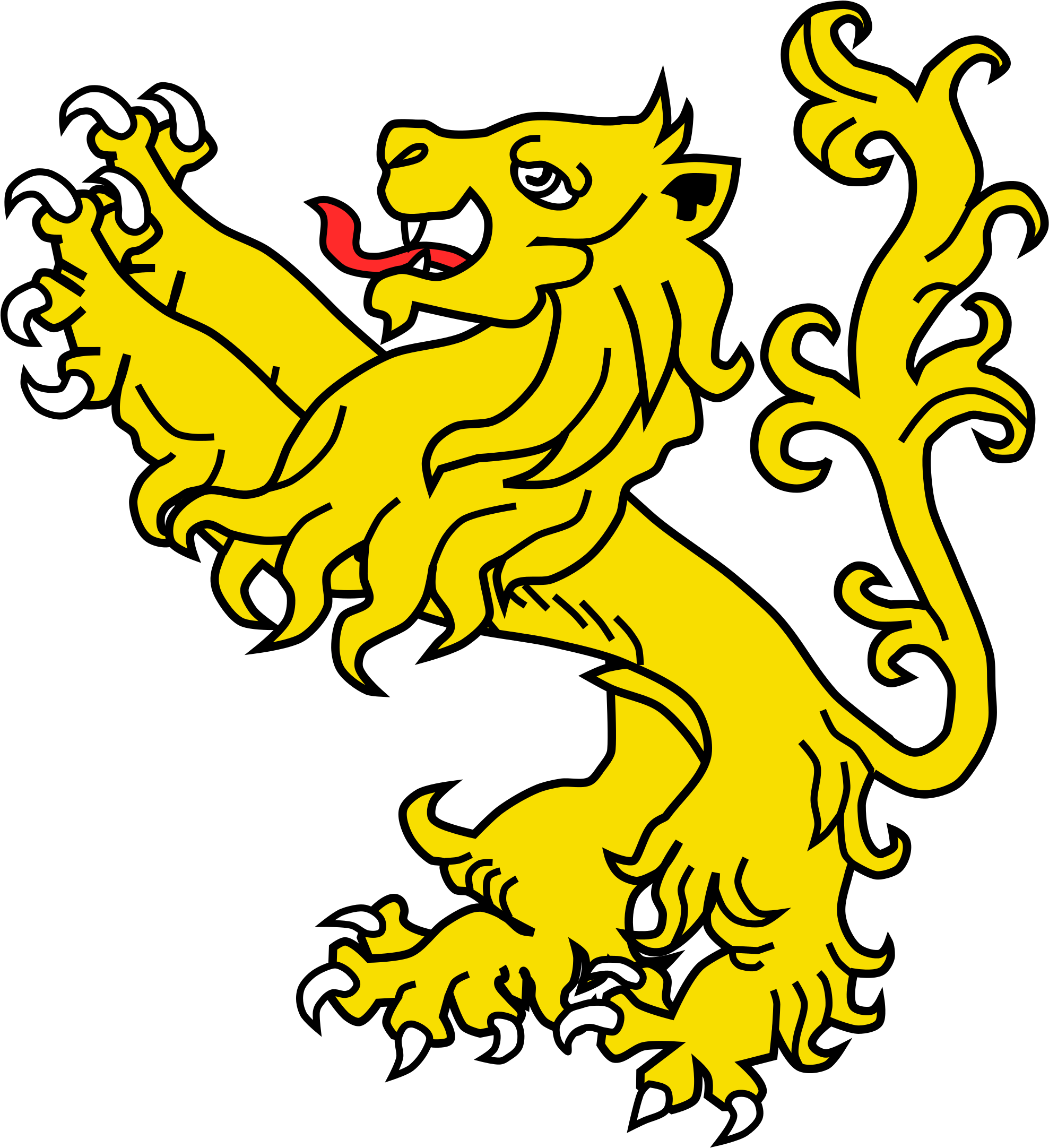 Lion Coat Of Arms Crest Heraldry Attitude - Lion Coat Of Arms Crest Heraldry Attitude (2000x2211)