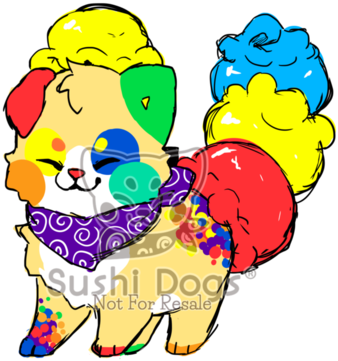 Rainbow Popcorn By Sooshdatabase - Pancham (400x413)