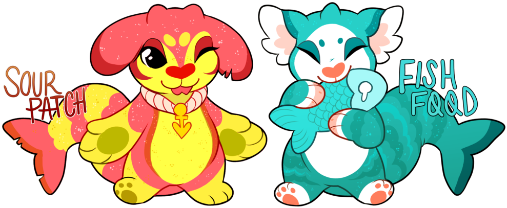 Gummy Sharks - Cartoon (1024x459)