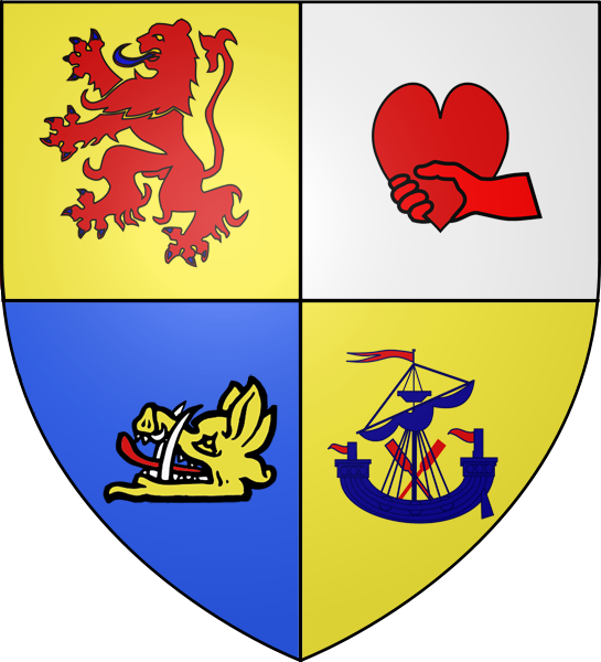 Mackintosh Of Mackintosh Quarterly, 1st, Or, A Lion - Coat Of Arms (545x600)