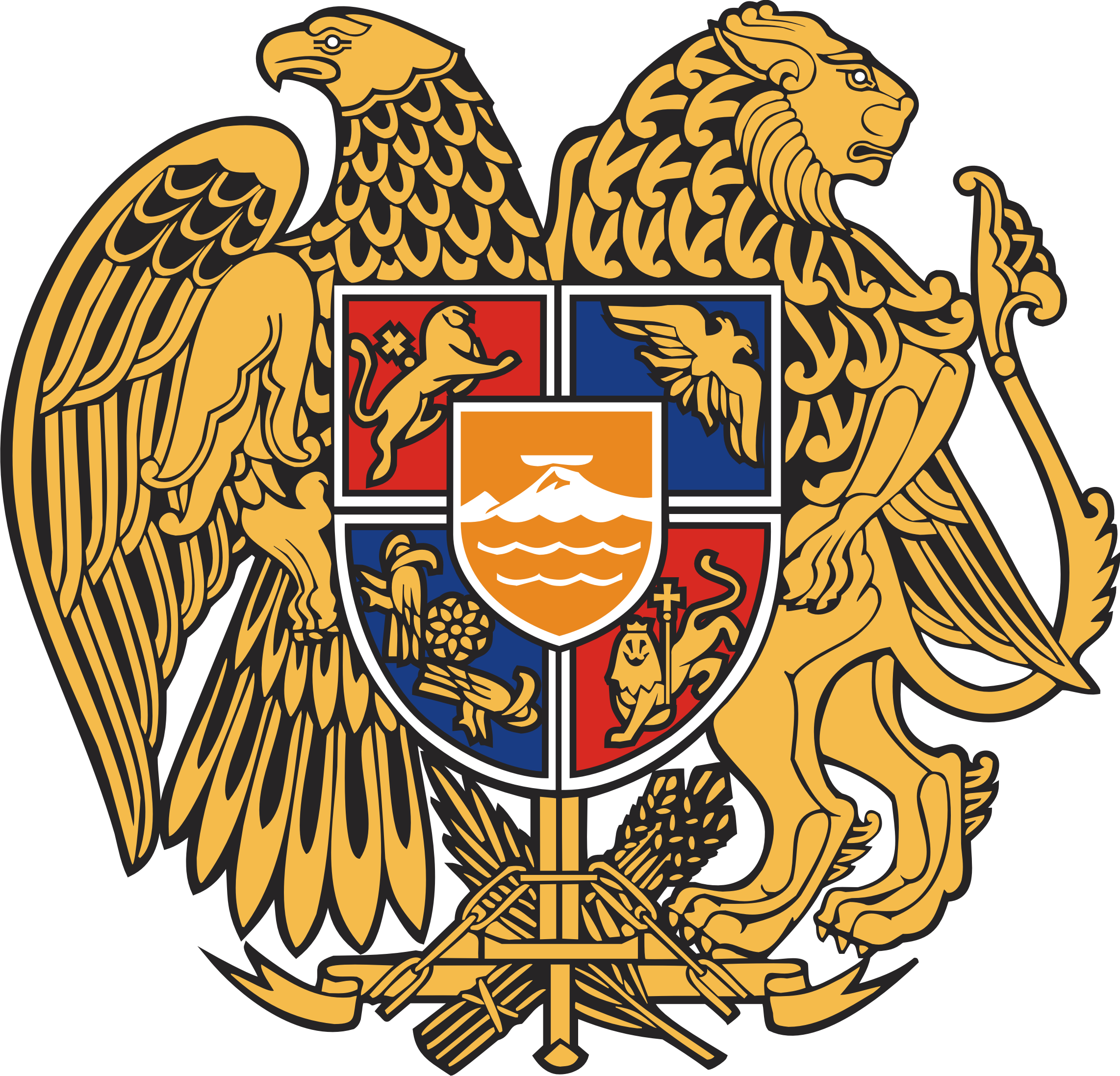 Old English Coat Of Arms - Armenia Coat Of Arms (2284x2194)