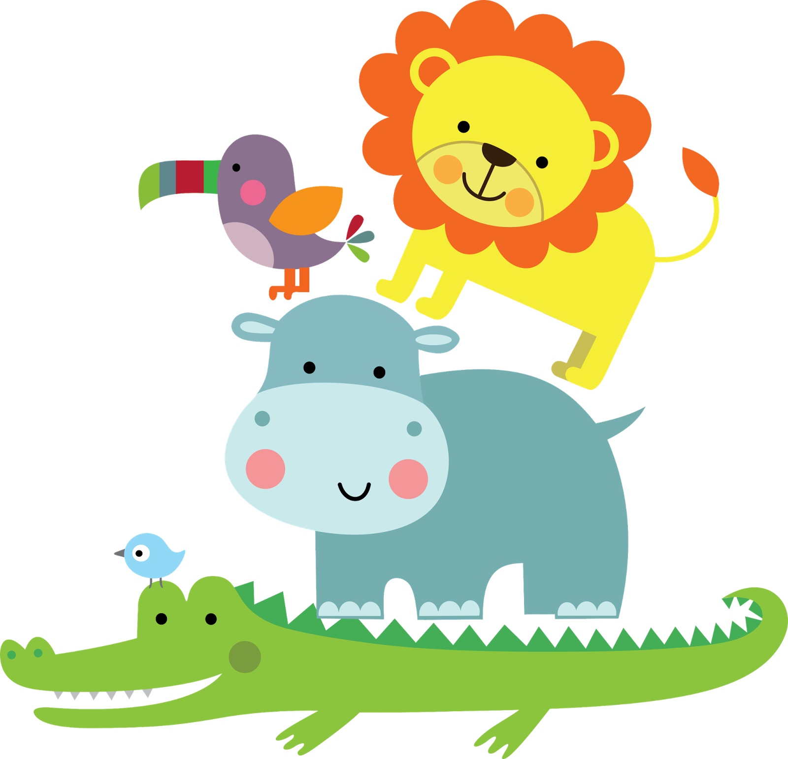 Kit Grupo Safari %281%29 - 1st Birthday Card Sayings (1600x1541)