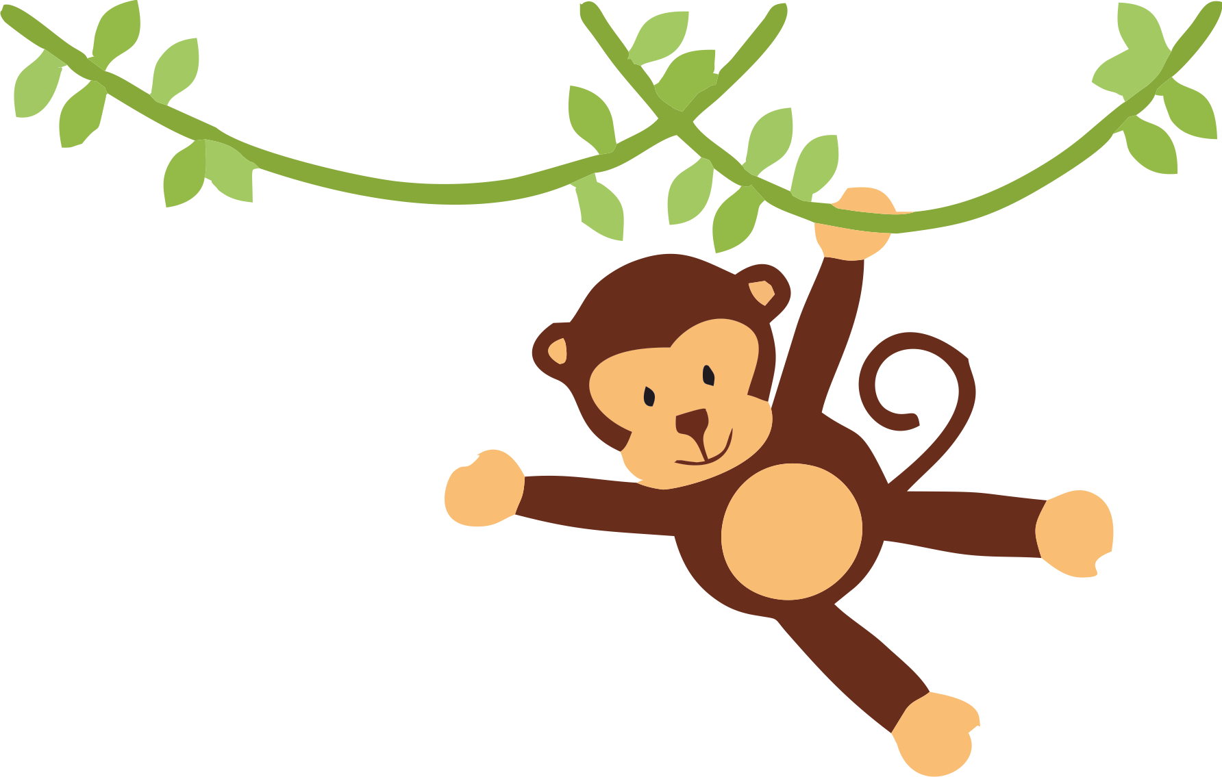 Puppy Child Party Cuteness Clip Art - Macaco Safari Png (1784x1135)