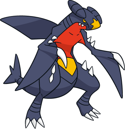 You're A Weird Dragon/hammer-head/jet Plane Thing - Pokemon Garchomp Png (407x418)