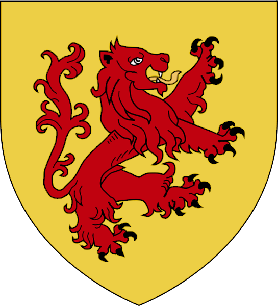 Coat Of Arms, A Red Lion - Emblem (545x600)