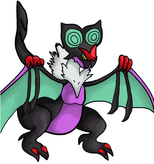Noivern Pokemon Gen 6 Gallery - 6th Gen Dragon Pokemon (500x700)